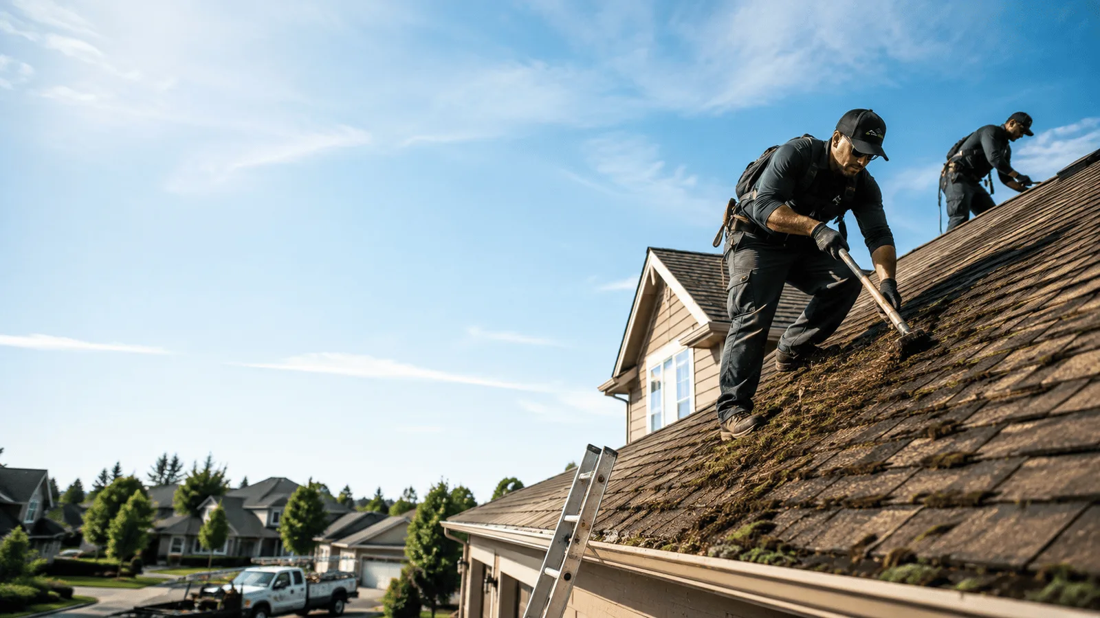 Roof Moss Removal in Bat Cave, NC near me
